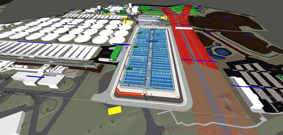 Federated model: 3D visualisation tools - Courtesy of United Utilities