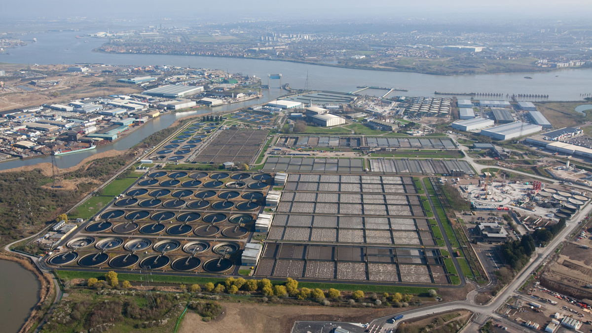 Beckton STW - Courtesy of Thames Water
