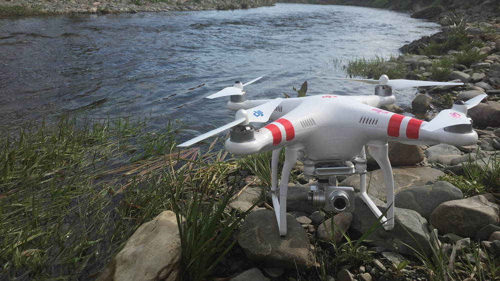 UAV aerial survey drone - Courtesy of University of Salford