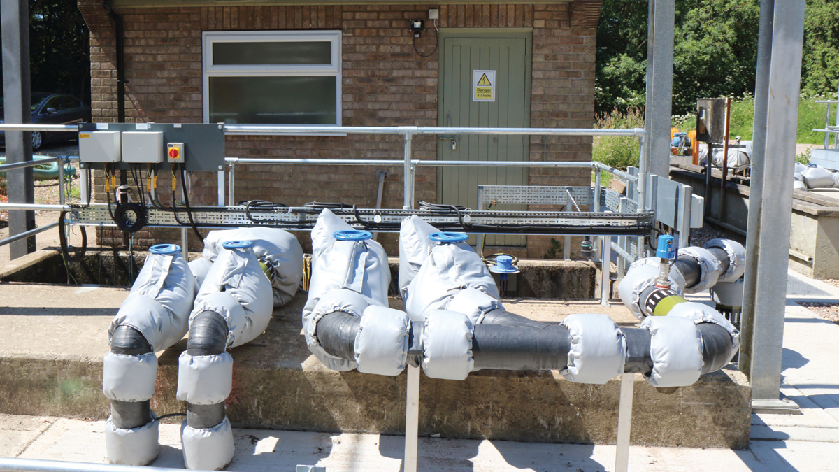 Feed and Recirculation pump station (reused) - Courtesy of FLI Water