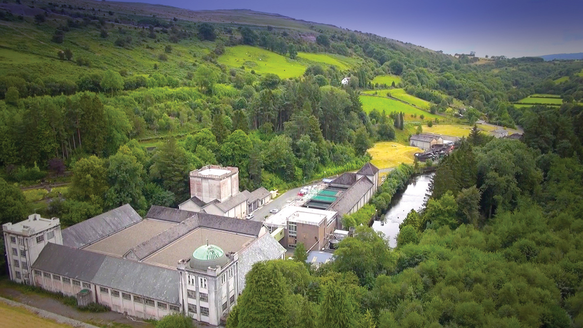 Aerial view of WTW - Courtesy of Gurney Environmental