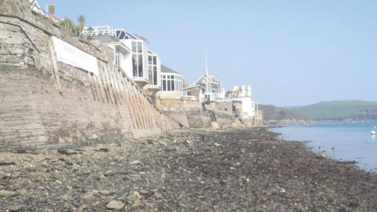 Typical foreshore area at low tide. Foreshore sewer below photographer - Courtesy of SWW Delivery Alliance H5O