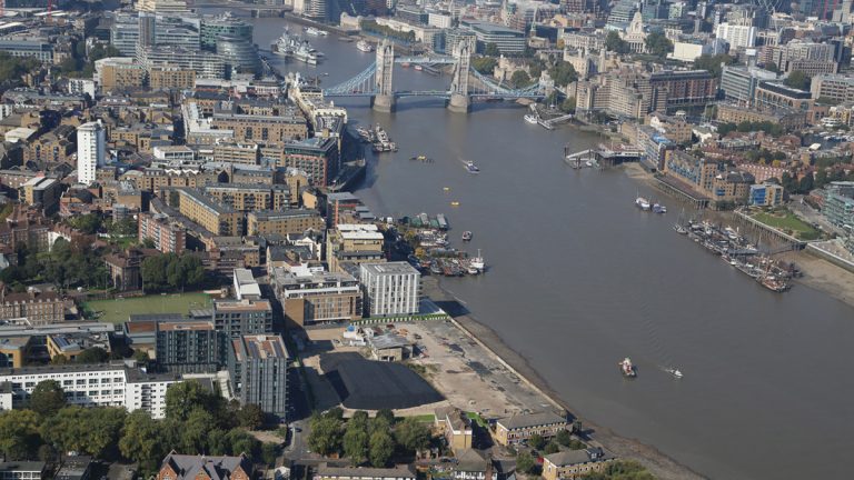 Chambers Wharf in Bermondsey is the main drive site - Courtesy of Tideway