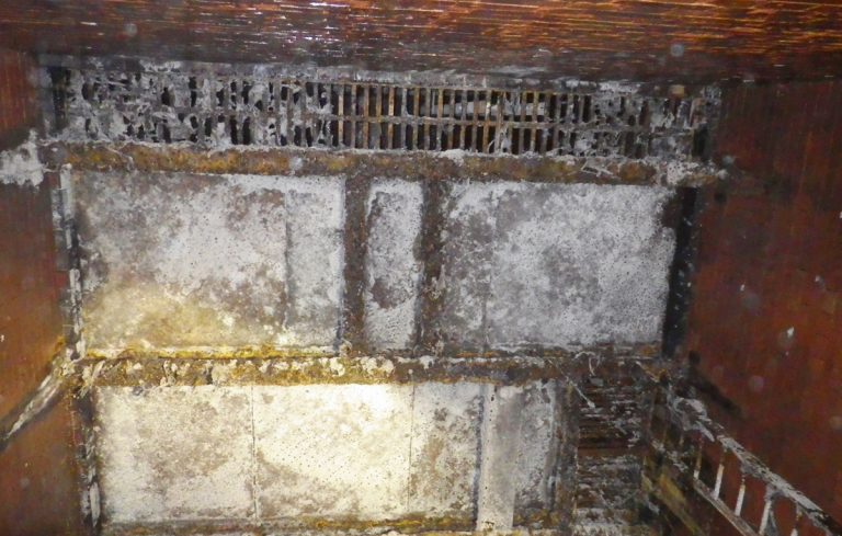 The underside of the condemned flooring in Chamber 2 - Courtesy of Optimise