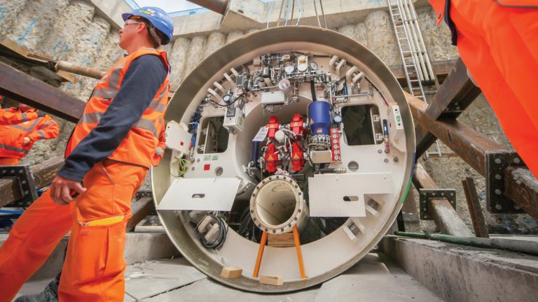 BNMA’s upgrade of the 113 year-old Elan Valley Aqueduct consists of tunnels constructed using an Herrenknecht earth pressure balance tunnel boring machine - Courtesy of GHD