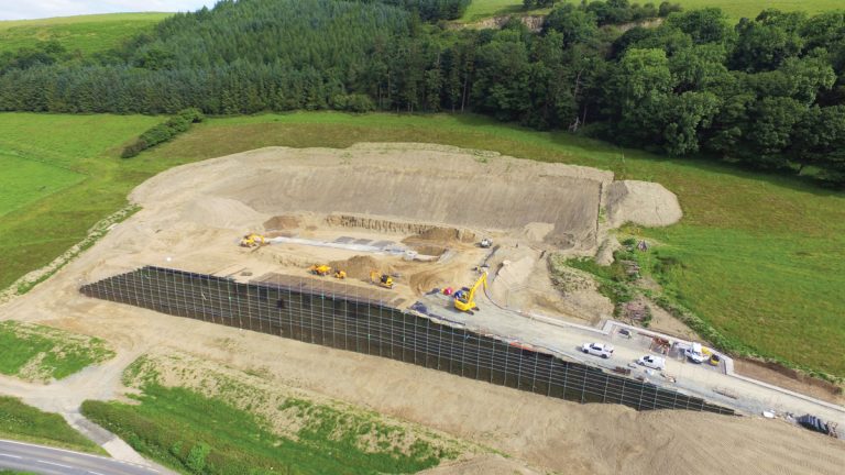GHD designed the largest reinforced soil wall constructed in 2016 - Courtesy of CADSITE Services
