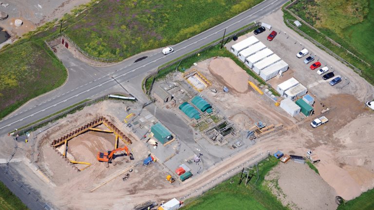 Aerial view of works in progress - Courtesy of C2V+