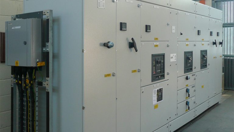 New switchgear panel supplied by GPS - Courtesy of Bristol Water