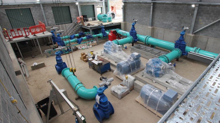 Pumping station fit out - Courtesy of Caledonia Water Alliance