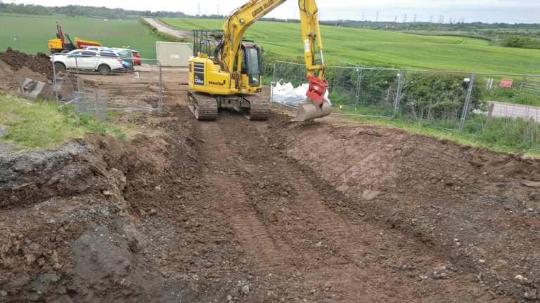 Excavation Works on Existing Main - Courtesy of Caledonia Water Alliance