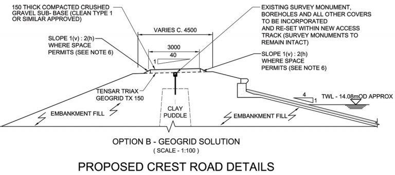 Proposed Crest Road details
