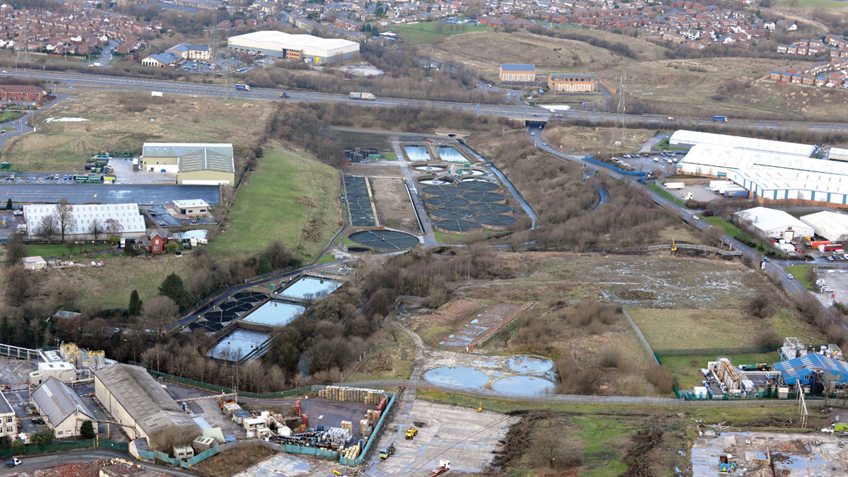 Darwen WwTW - Courtesy of Airviews Photography & Co