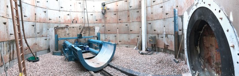 Preparation for 1800mm diameter 25m deep drive - Courtesy of B&W Tunnelling Ltd