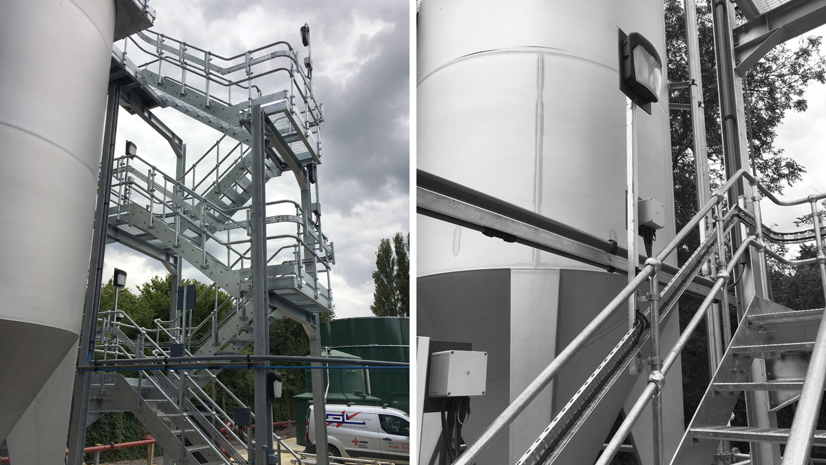 Hydro International filter package vessels and access platform - Courtesy of @one Alliance