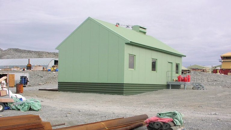 Treatment plant building - Courtesy of British Antarctic Survey