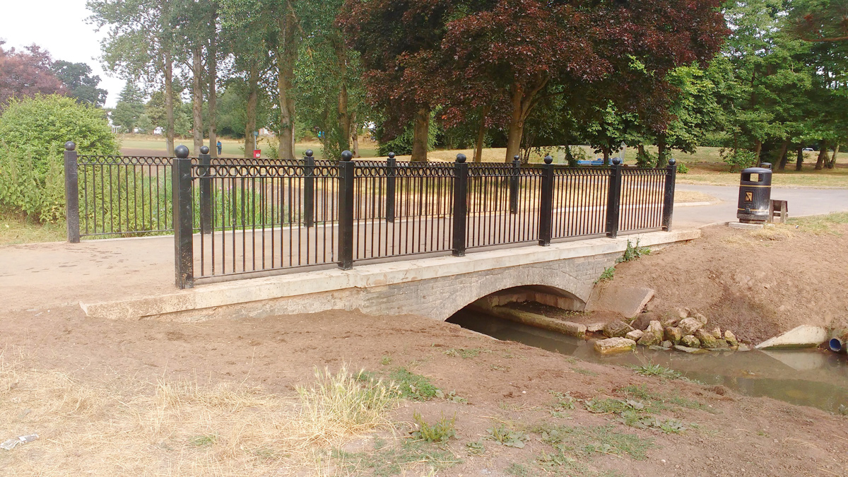 Bridge modifications improving access for park maintenance vehicles, plant & equipment - Courtesy of Galliford Try