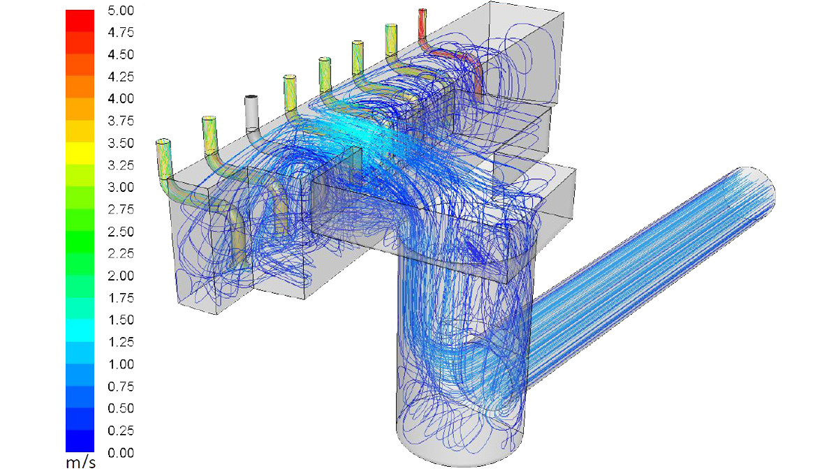 TSR Feed PS CFD modelling - Courtesy of Hydrotec