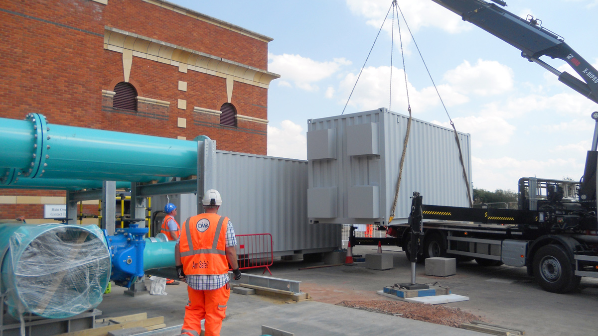 UV Container delivery - Courtesy of CiM6