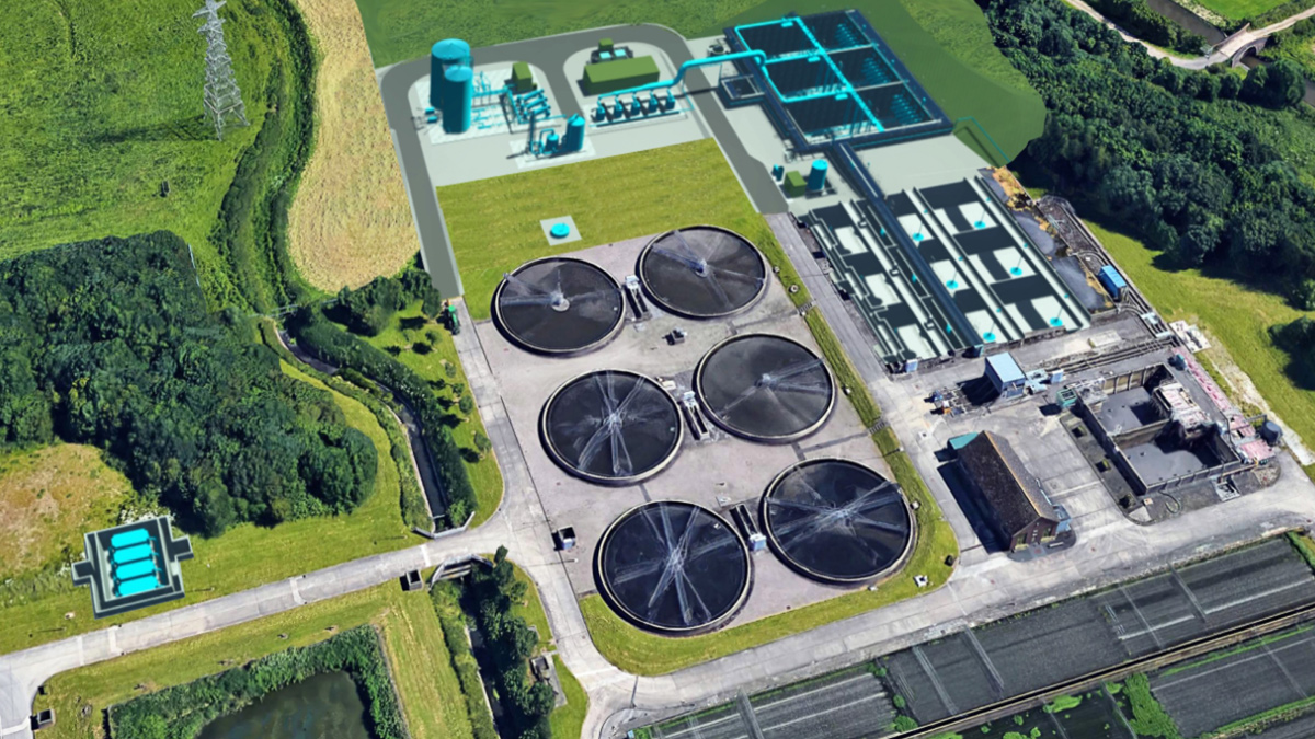 Ellesmere Port WwTW concept - Courtesy of United Utilities