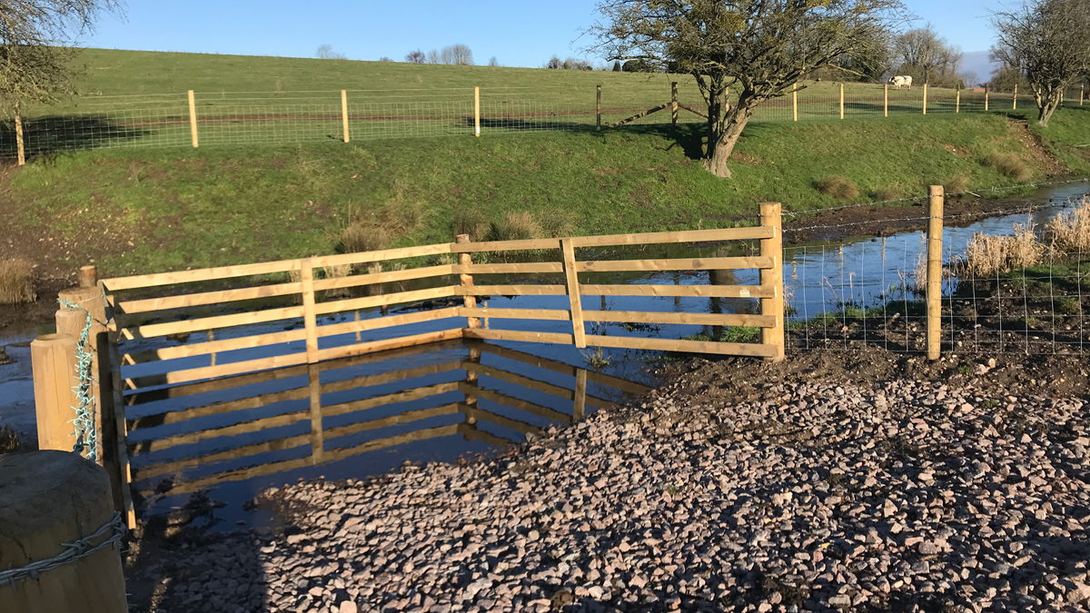Figure 8: Photo of a cattle drinking point - Courtesy of Affinity Water