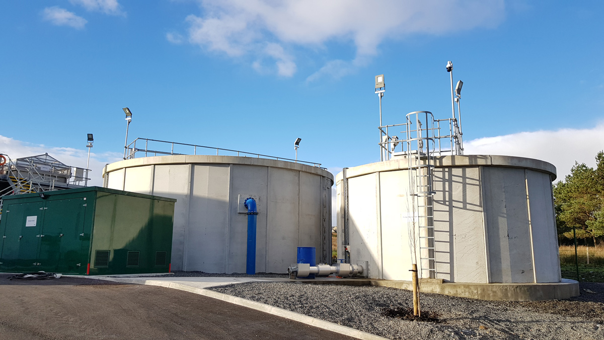 Appropriate use of precast concrete tanks was integral to the off-site delivery strategy - Courtesy of EPS Group