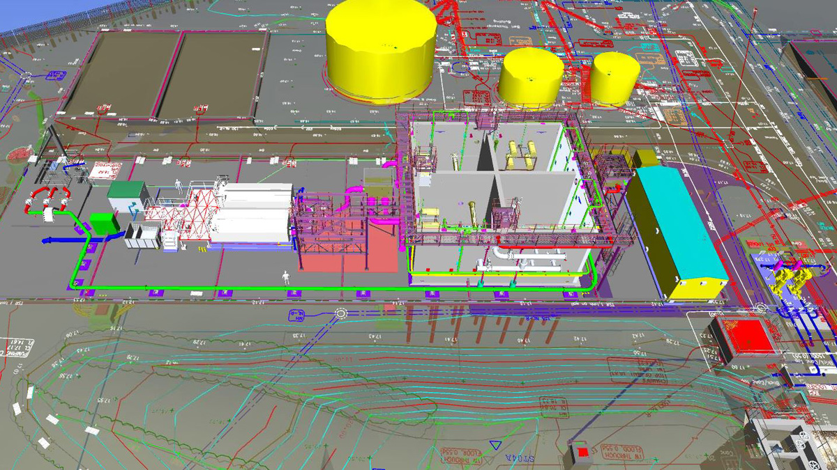 Galliford Try Technical Services assisted with 3D modelling - Courtesy of Galliford Try