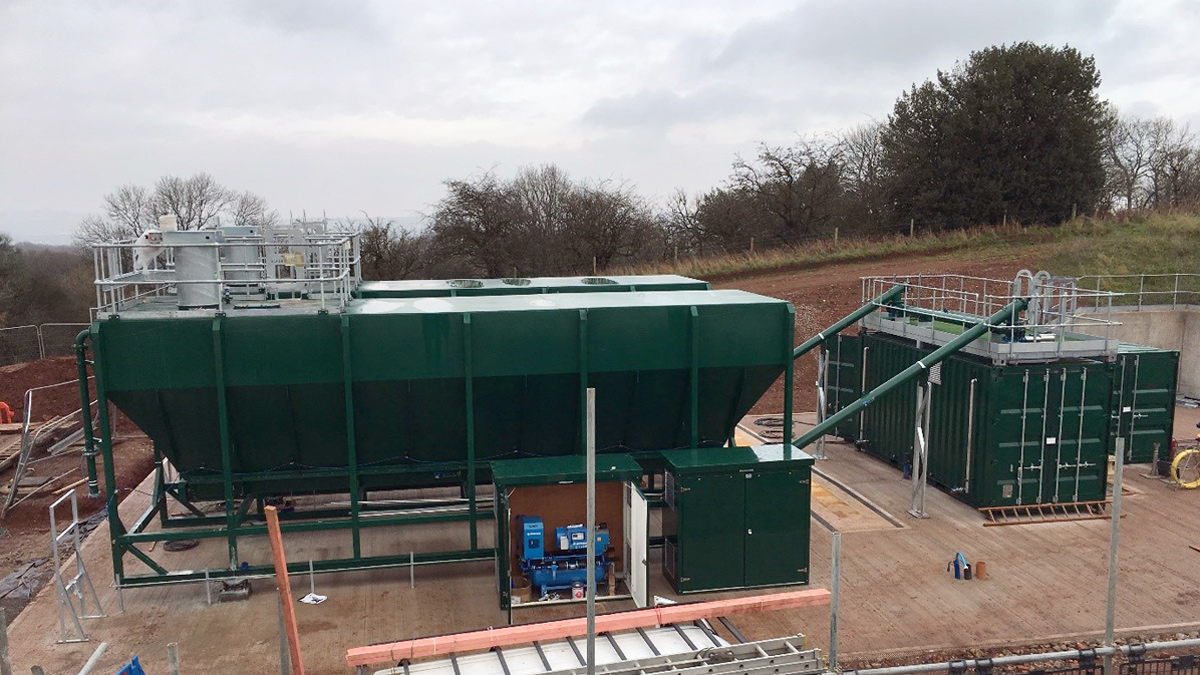 Powdered activated carbon plant – Courtesy of Severn Trent