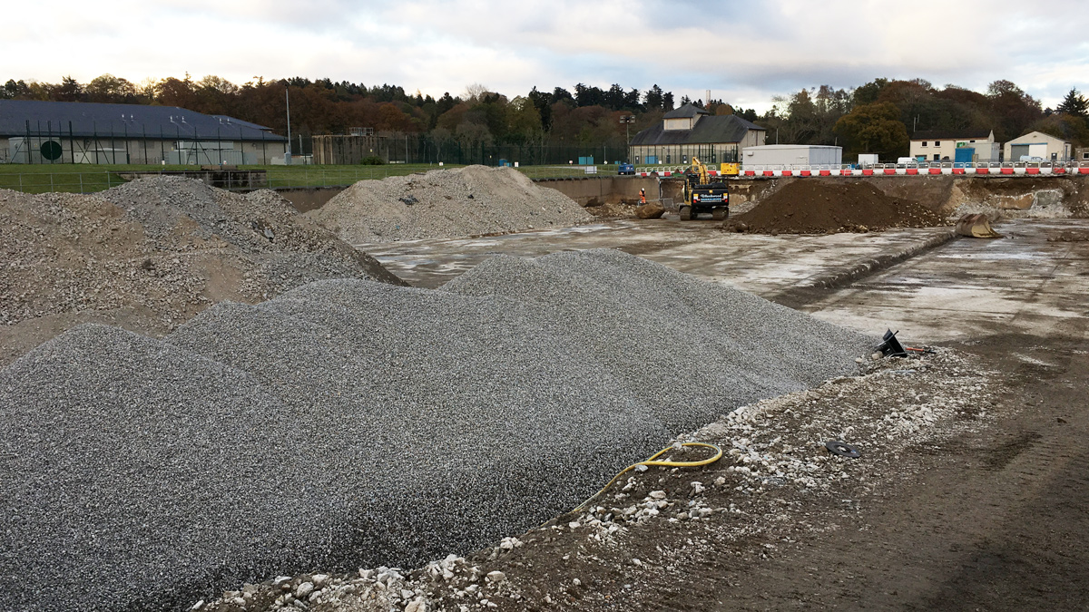Enabling works within redundant slow sand filters - Courtesy of ESD