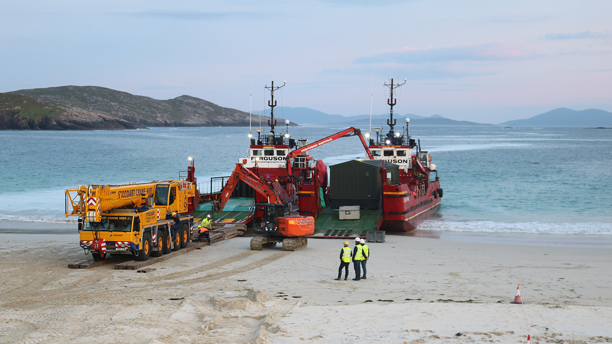 Arrival of the RTTU after 24-hours at sea - Courtesy of Ross-shire Engineering