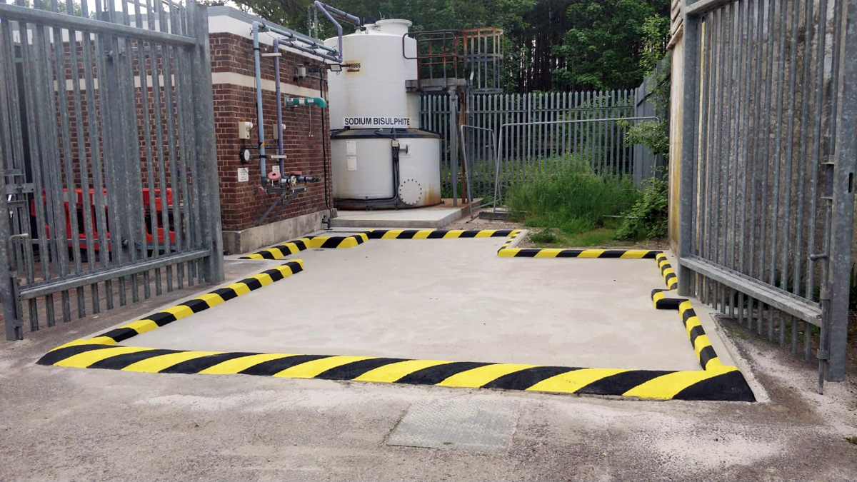 Chemical delivery area finished - Courtesy of Enisca Browne