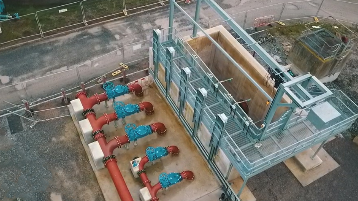 ASP pumping station - Courtesy of Courtesy of Trant Engineering