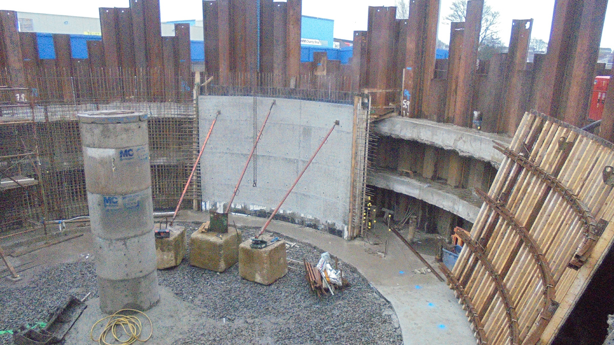 First wall pour - Courtesy of BSG Civil Engineering Ltd