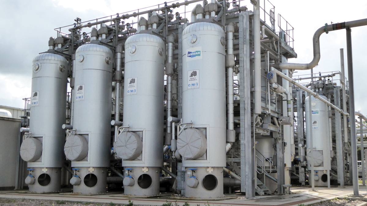 Cambi thermal hydrolysis plant - Courtesy of Severn Trent