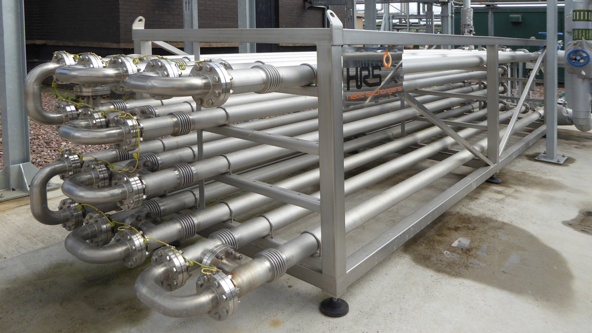 HRS Group heat exchangers - Courtesy of Severn Trent