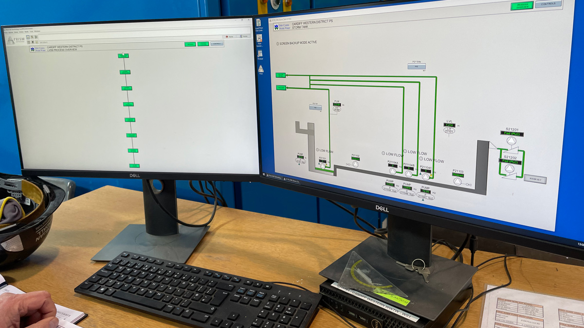 The new site SCADA client system from Servelec Technologies - Courtesy of Arup