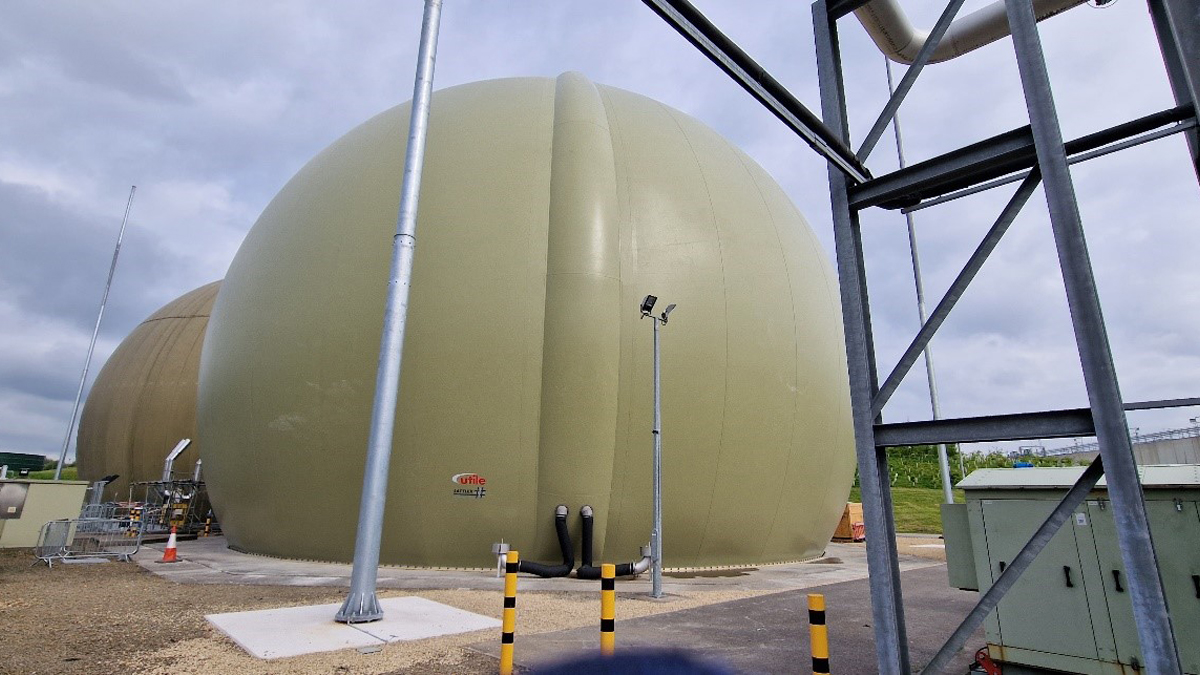 Replacement gas holders - Courtesy of Costain