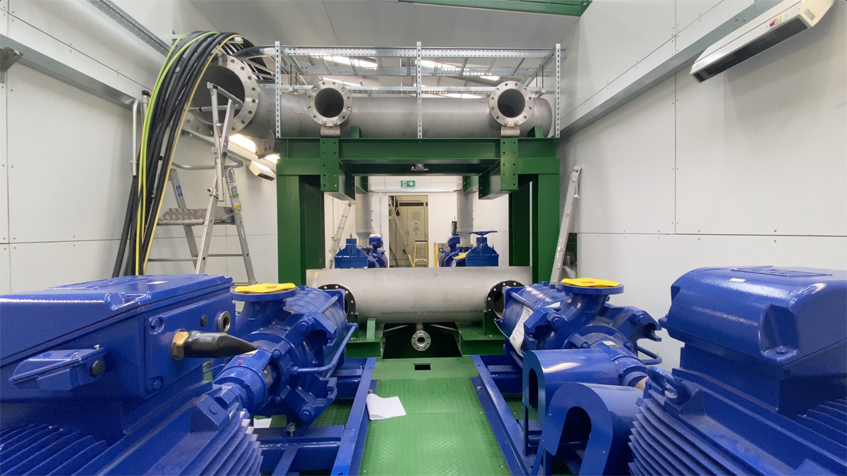 Modular pumping station fit out within EPS factory - Courtesy of BSG Civil Engineering Ltd
