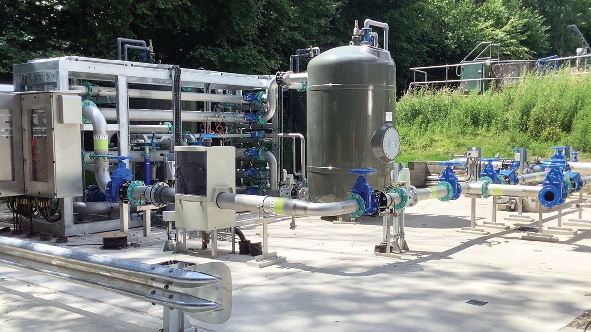 Completed installation of tertiary treatment plant - Courtesy of CMDP JV