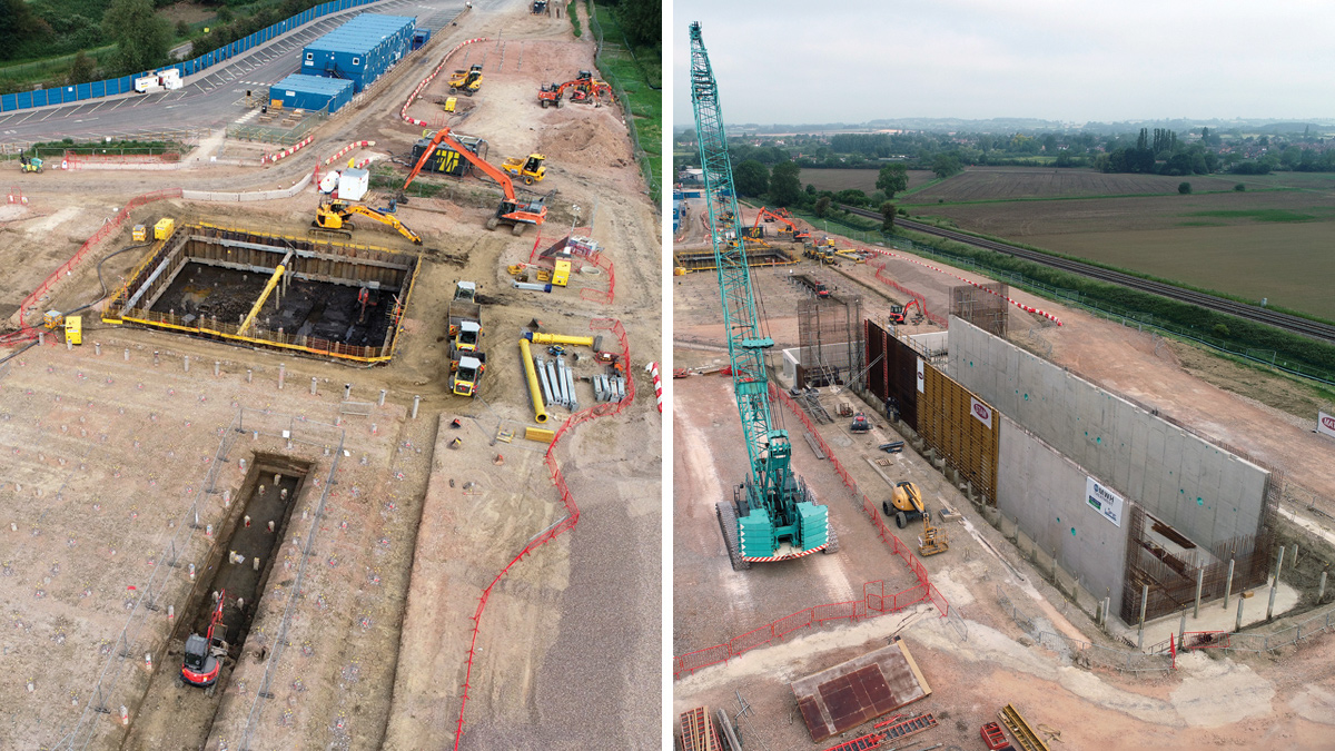 Witches Oak WTW construction progress (Spring 2023) - Courtesy of Severn Trent & MWH Treatment