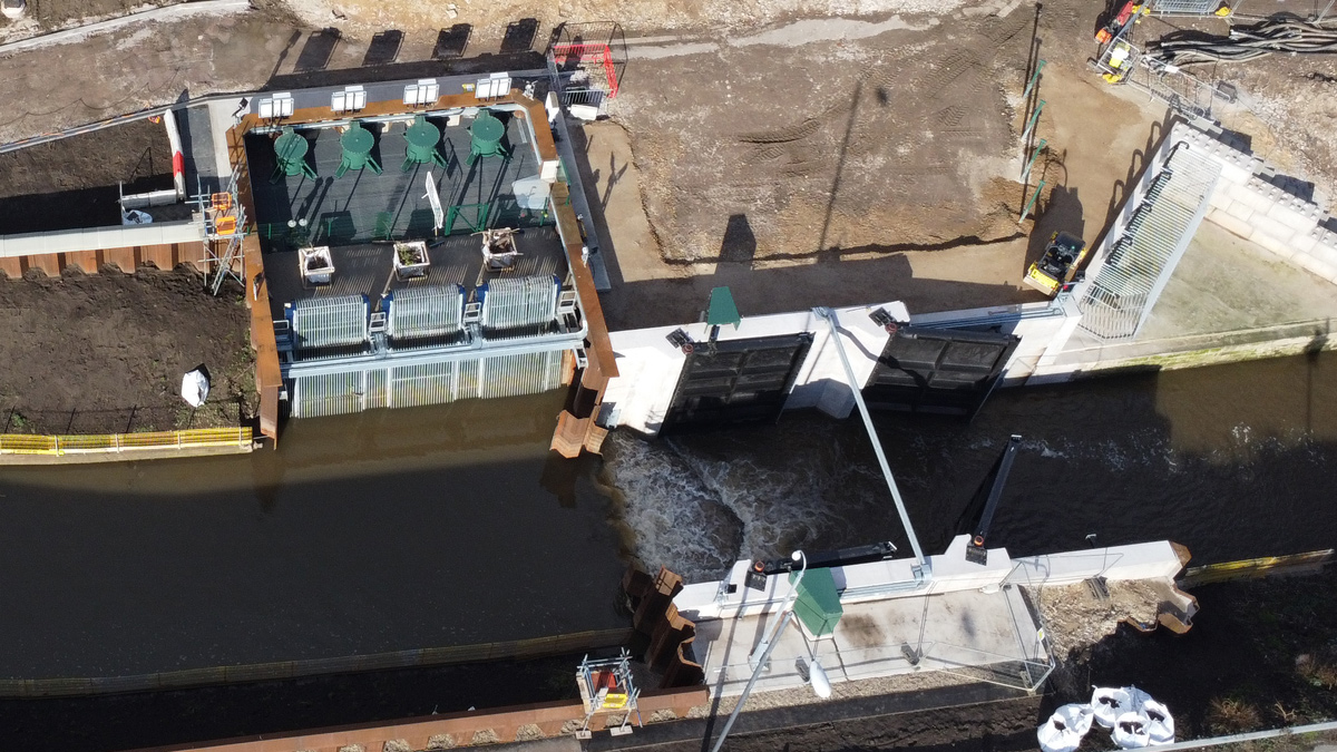 Mill Fleam Pumping Station (March 23) - Courtesy of JBA-Bentley