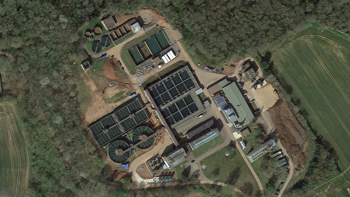 Google Maps image of Hampton Loade WTW - Courtesy of Ross-shire Engineering