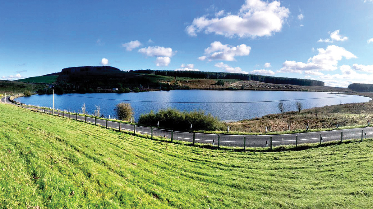 Llyn Bran before discontinuance - Courtesy of Welsh Water