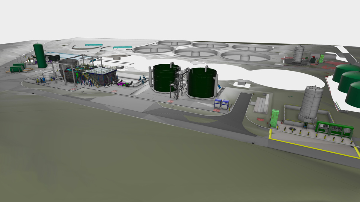 BIM image of Lower Gornal tertiary area - Courtesy of MMB, Colloide, FLI Water and Eliquo Hydrok