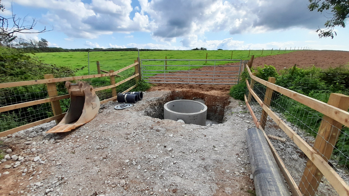 Washout chamber construction - Courtesy of Galliford Try