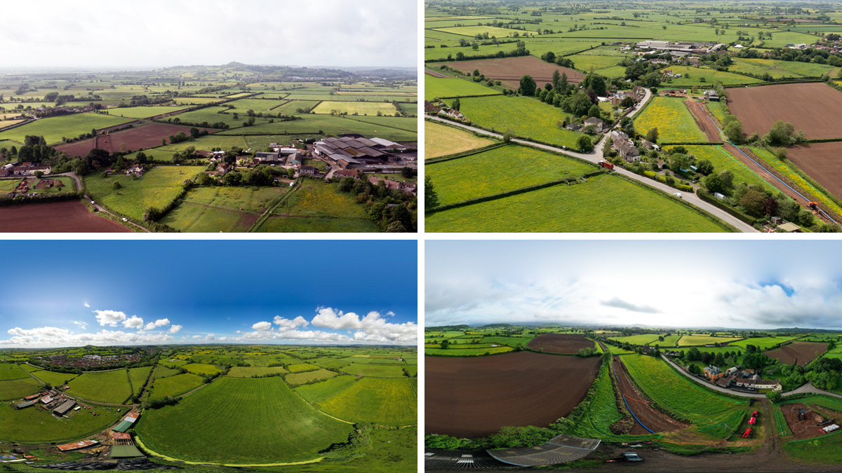 Drone views of works areas - Courtesy of envolve infrastructure