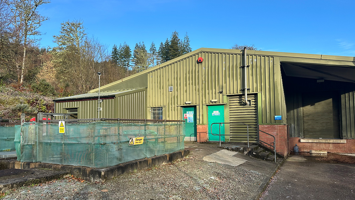 Inveraray WTW main building housing the inlet, saturation/coagulation and first stage filtration facilities - Courtesy of ESD