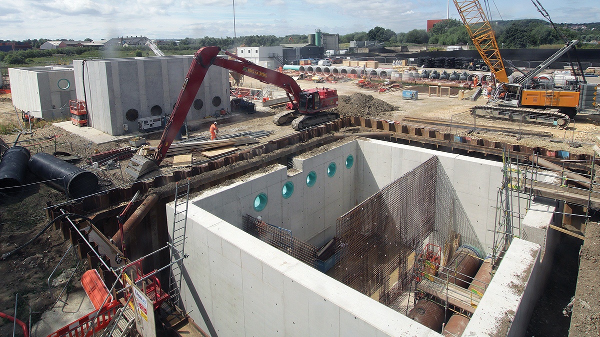 Construction progress of TSR pumping station - Courtesy of Glanua Group