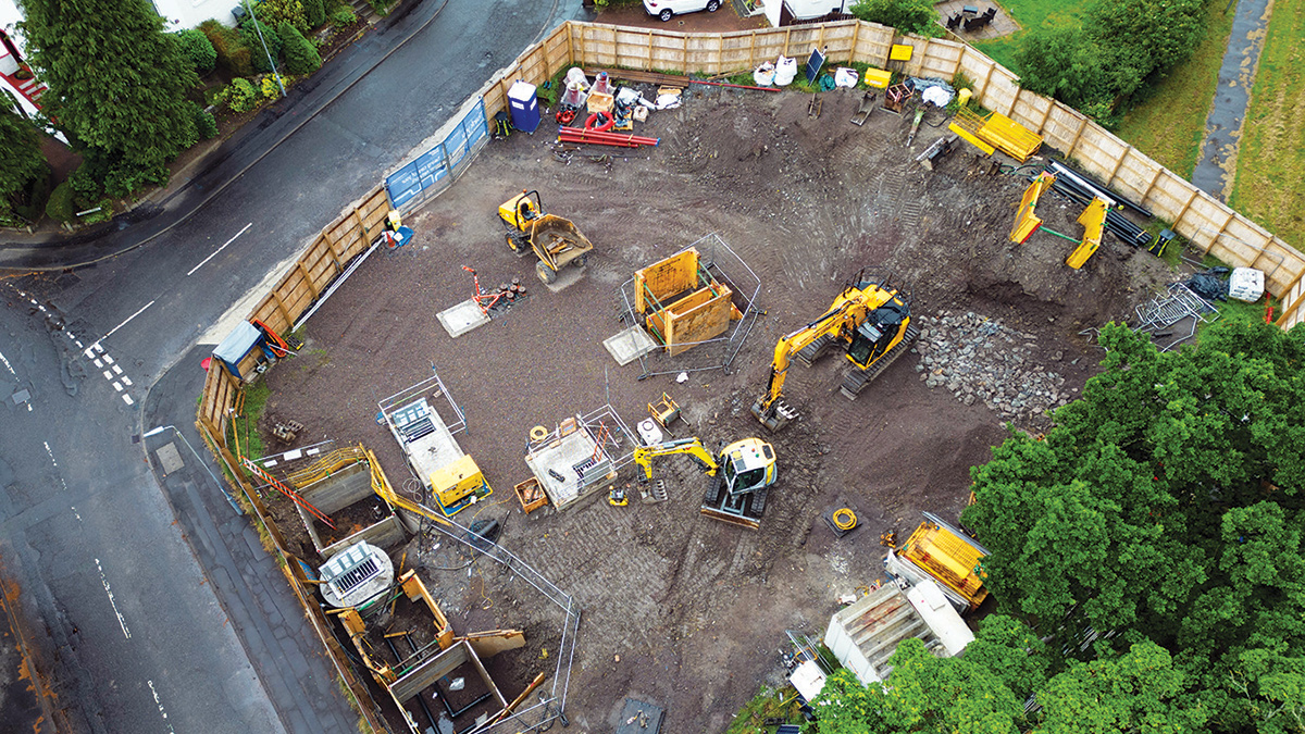 Site establishment - Courtesy of Whitehouse Studios