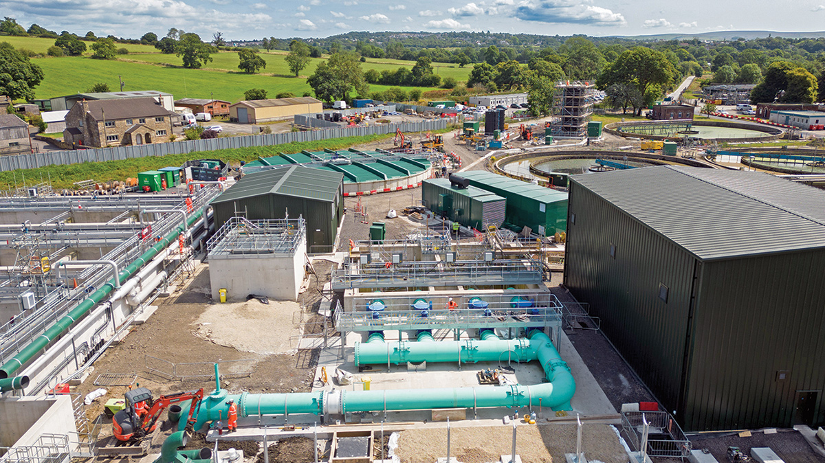 Interstage pumping station and BioMag & blower buildings - Courtesy of United Utilities & Advance-plus