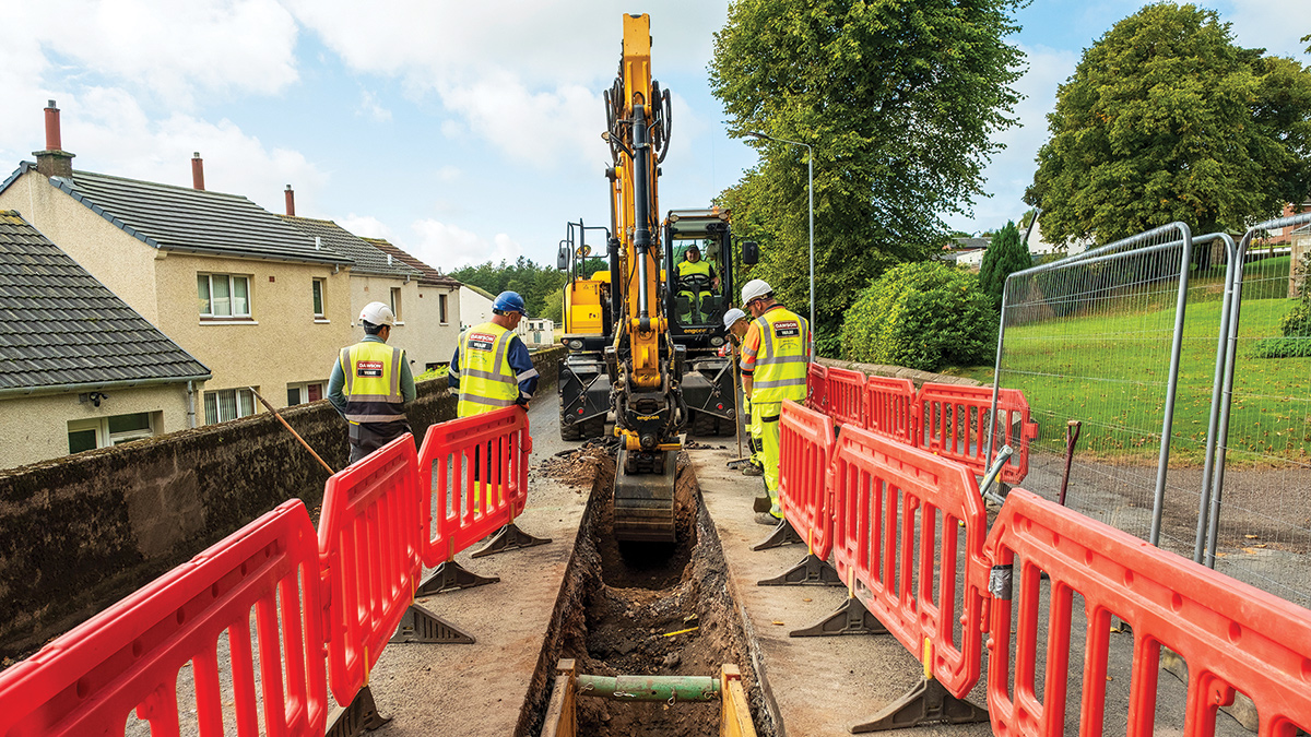 Storm separation pipework installation at Witchburn - Courtesy of DAWSON-WAM Ltd